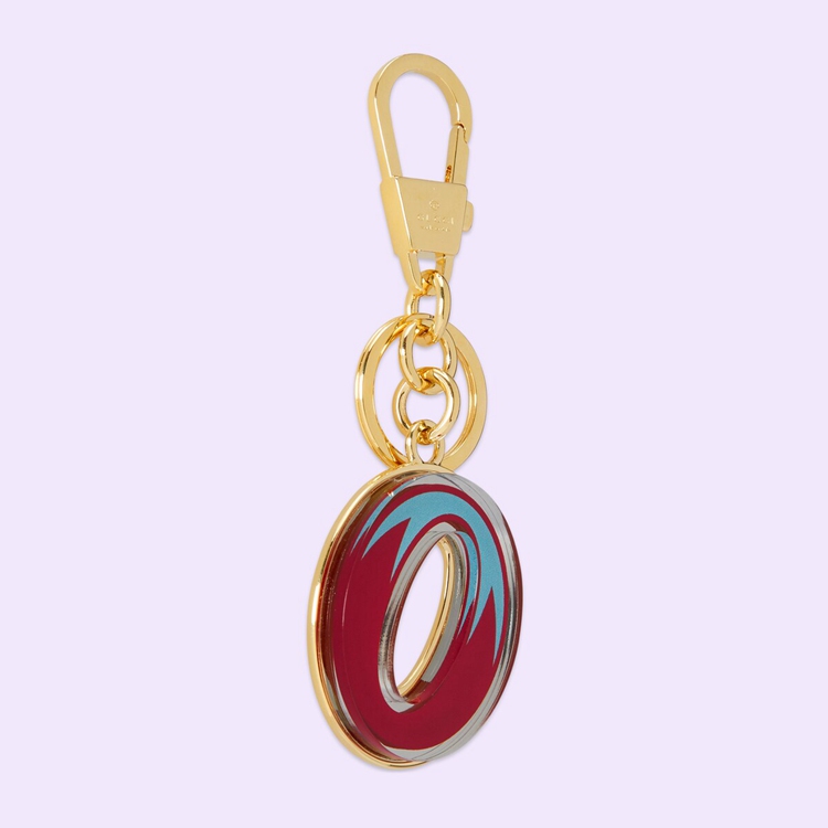 727983.JCFUG.8555.003.100.0000.Light Letter O Plexiglas keychain